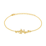 Vines Jasmine Sterling Silver Curl Bracelet