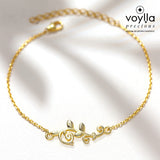 Vines Jasmine Sterling Silver Curl Bracelet