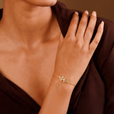 Vines Jasmine Sterling Silver Curl Bracelet