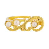 Vines Jasmine Curl Sterling Silver Ring