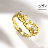 Vines Jasmine Curl Sterling Silver Ring