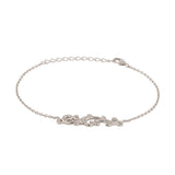 Vines Tangle & Bloom Sterling Silver Bracelet