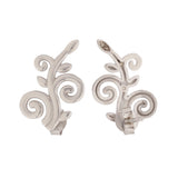 Vines Tangle & Bloom Sterling Silver Earrings