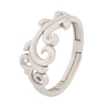 Vines Tangle & Bloom Sterling Silver Ring