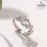 Vines Tangle & Bloom Sterling Silver Ring