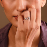 Vines Tangle & Bloom Sterling Silver Ring