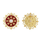 Gota Patti Rajsi Phool Necklace Set