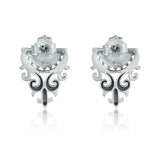 Cave Chronicles Floral Arch Stud Earrings