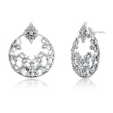 Cave Chronicles Bloom Etching Earrings