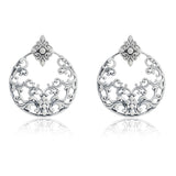 Cave Chronicles Bloom Etching Earrings