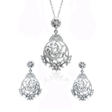 Cave Chronicles Peacock Reverie Pendant Set