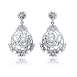 Cave Chronicles Peacock Reverie Dangle Earrings