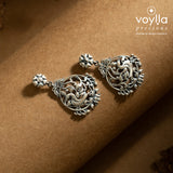 Cave Chronicles Peacock Reverie Dangle Earrings