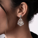 Cave Chronicles Peacock Reverie Dangle Earrings