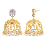 Shahi Dwar Maharani Sa Jhumka Earrings