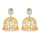 Shahi Dwar Maharani Sa Jhumka Earrings