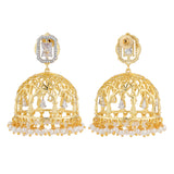 Shahi Dwar Maharani Sa Jhumka Earrings