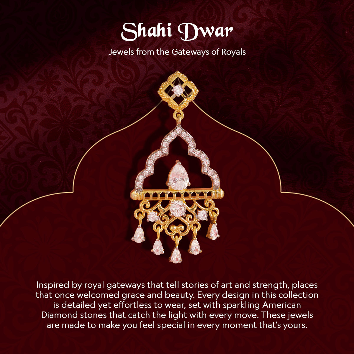 Shaheed Dwar Shahi Dwar Darbar-E-Khas Necklace Set – VOYLLA