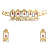 Shahi Dwar Hada Rani Choker Necklace Set