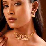 Shahi Dwar Hada Rani Choker Necklace Set