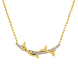 Vines Serpent Sterling Silver Pendant