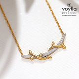 Vines Serpent Sterling Silver Pendant