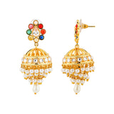 Navratan Astha & Nava Jhumka Earrings