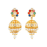 Navratan Astha & Nava Jhumka Earrings