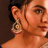 Navratan Starlit Gems Dangle Earrings