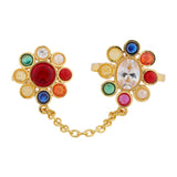 Navratan Galaxy Of Gems Knuckle Ring