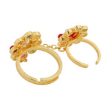 Navratan Galaxy Of Gems Knuckle Ring
