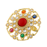 Navratan Divine Statement Ring