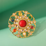 Navratan Divine Statement Ring