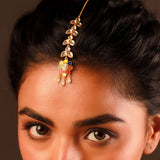 Navratan Aurora Drops Maang Tikka