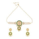 Queens of Rajasthan Kundanika Choker Necklace Set