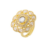 Queens of Rajasthan Kundanika Statement Ring