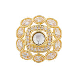 Queens of Rajasthan Kundanika Statement Ring