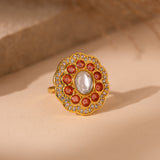 Queens of Rajasthan Swarni Statement Ring