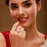 Queens of Rajasthan Rooh-E-Rani Statement Ring