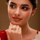 Queens of Rajasthan Mehraa Statement Ring