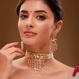 Queens of Rajasthan Rajika Choker Necklace Set
