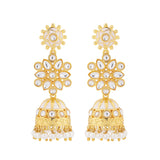 Queens of Rajasthan Tiora Jhumka Earrings