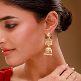 Queens of Rajasthan Tiora Jhumka Earrings