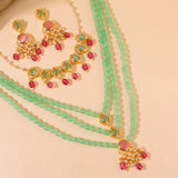 Queens of Rajasthan Siaara Two Layer Necklace Set Combo