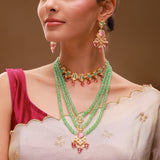 Queens of Rajasthan Siaara Two Layer Necklace Set Combo