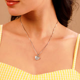 Valentine’s Day Crystal Whisper Heart Pendant