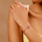 Valentine’s Day Pink Heart Trail Bracelet