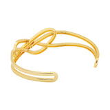 Valentine’s Day Golden Intertwined Infinity Cuff Bracelet