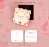 Valentine’s Day Golden Lattice Heart Earrings