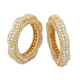 Queens of Rajasthan Gul Kundan Openable Bangles